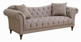 Alasdair Collection by Coaster 505571 Light Brown Fabric Sofa